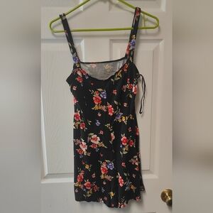 Forever 21 Black Floral Dress